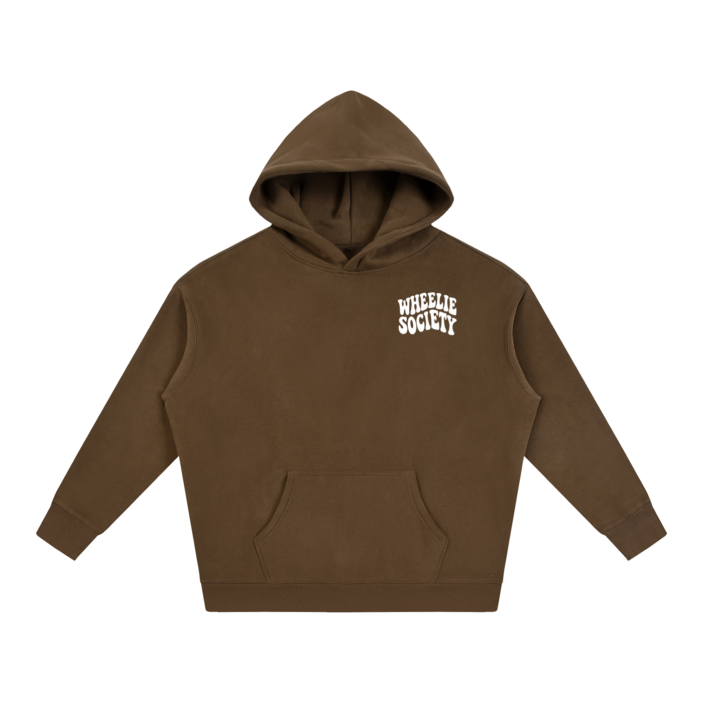 Mens Cacao “Do A Wheelie!” Oversized Hoodie