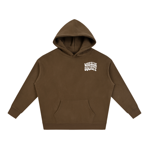 Mens Cacao “Do A Wheelie!” Oversized Hoodie