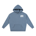 Mens Dusty Blue “Do A Wheelie!” Oversized Hoodie