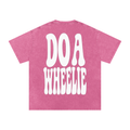 Mens Hot Pink “Do A Wheelie!” Oversized T-Shirt