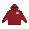 Mens Rose Red “Do A Wheelie!” Oversized Baggy Hoodie